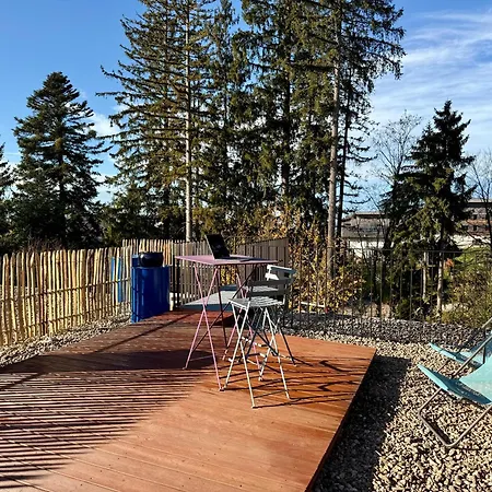123 Dachterrassen-wohnung Im Kuenstlerhaus - Naehe Bodensee Apartment *